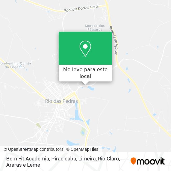 Bem Fit Academia mapa