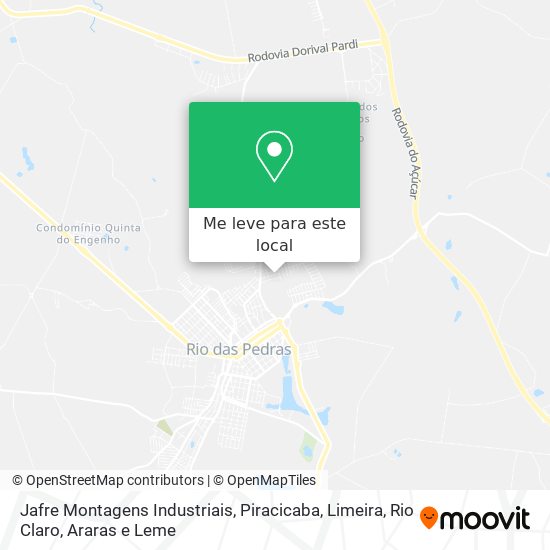 Jafre Montagens Industriais mapa