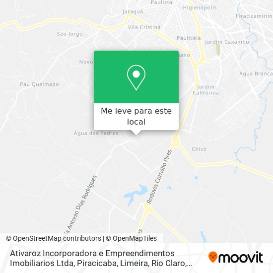 Ativaroz Incorporadora e Empreendimentos Imobiliarios Ltda mapa