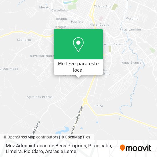 Mcz Administracao de Bens Proprios mapa