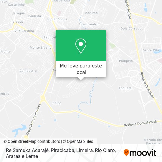 Re Samuka Acarajé mapa