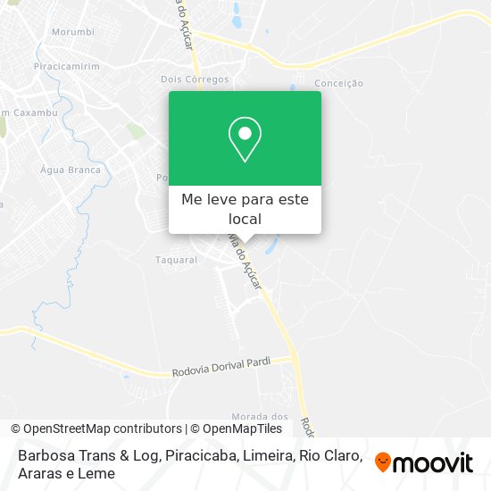 Barbosa Trans & Log mapa