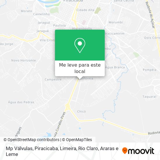 Mp Válvulas mapa