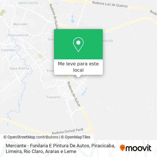Mercante - Funilaria E Pintura De Autos mapa