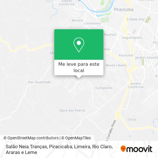 Salão Neia Tranças mapa