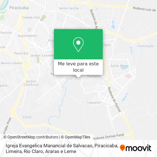 Igreja Evangelica Manancial de Salvacao mapa