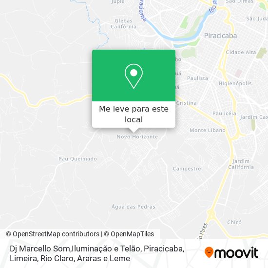 Dj Marcello Som,Iluminação e Telão mapa