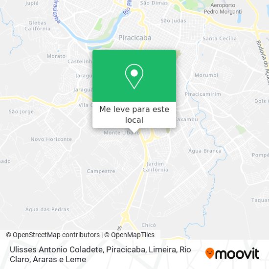 Ulisses Antonio Coladete mapa