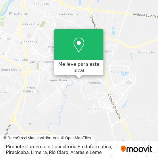 Piranote Comercio e Consultoria Em Informatica mapa