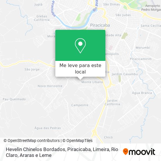 Hevelin Chinelos Bordados mapa