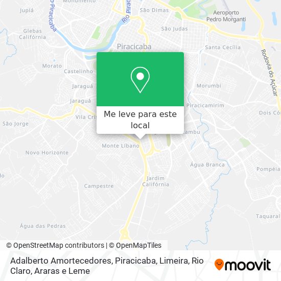 Adalberto Amortecedores mapa