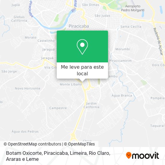 Botam Oxicorte mapa