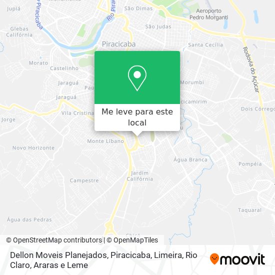 Dellon Moveis Planejados mapa