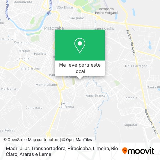 Madri J. Jr. Transportadora mapa