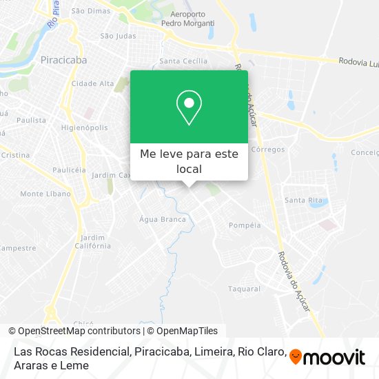 Las Rocas Residencial mapa