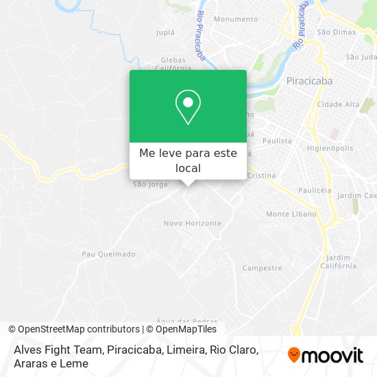 Alves Fight Team mapa