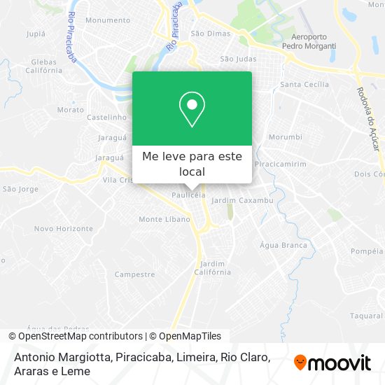 Antonio Margiotta mapa