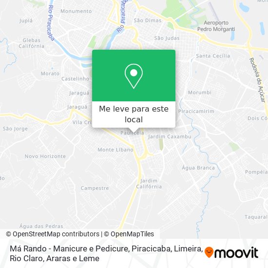Má Rando - Manicure e Pedicure mapa