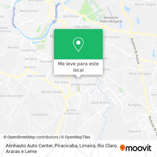 Alinhauto Auto Center mapa