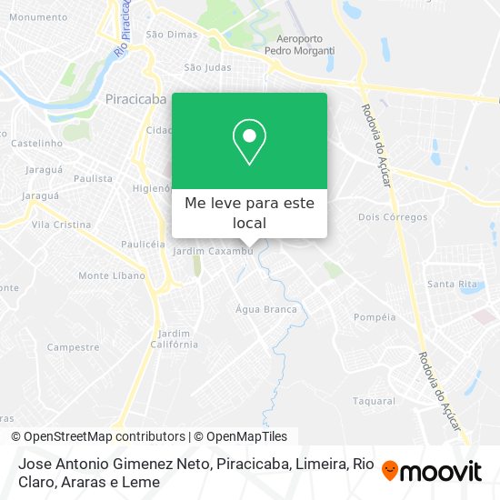 Jose Antonio Gimenez Neto mapa