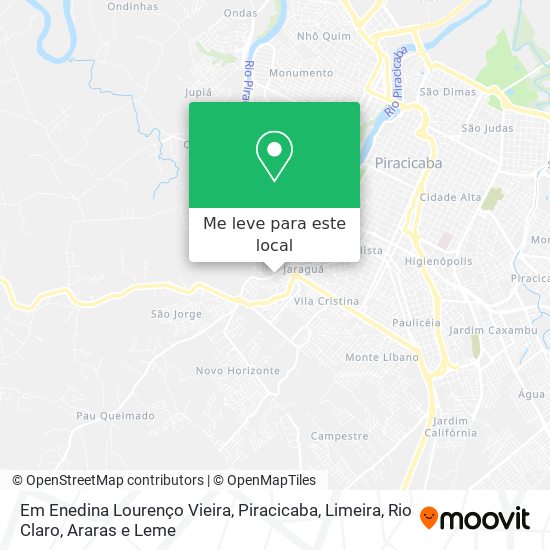 Em Enedina Lourenço Vieira mapa