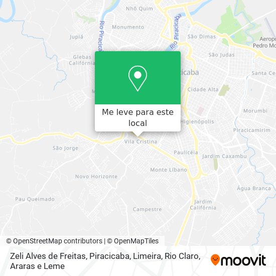 Zeli Alves de Freitas mapa