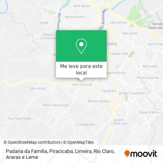 Padaria da Família mapa