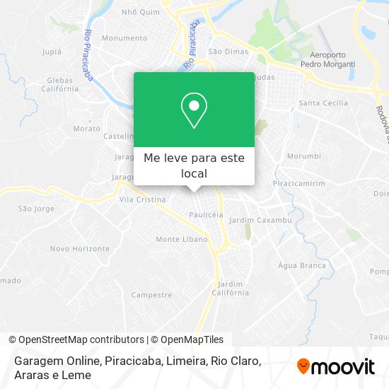Garagem Online mapa