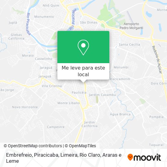 Embrefreio mapa