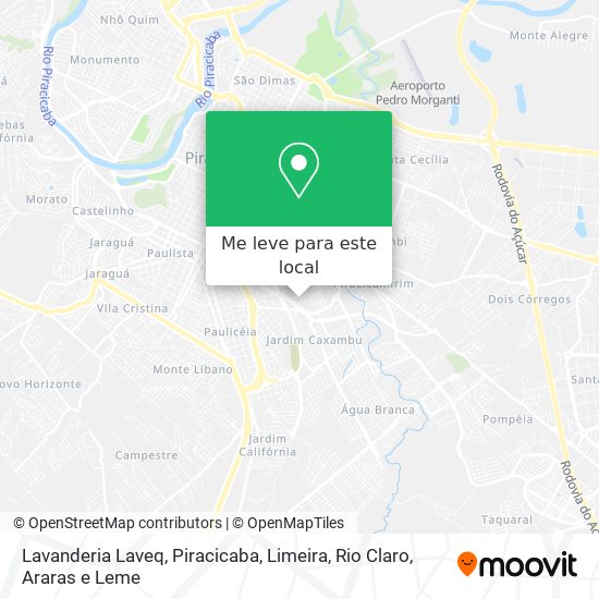 Lavanderia Laveq mapa
