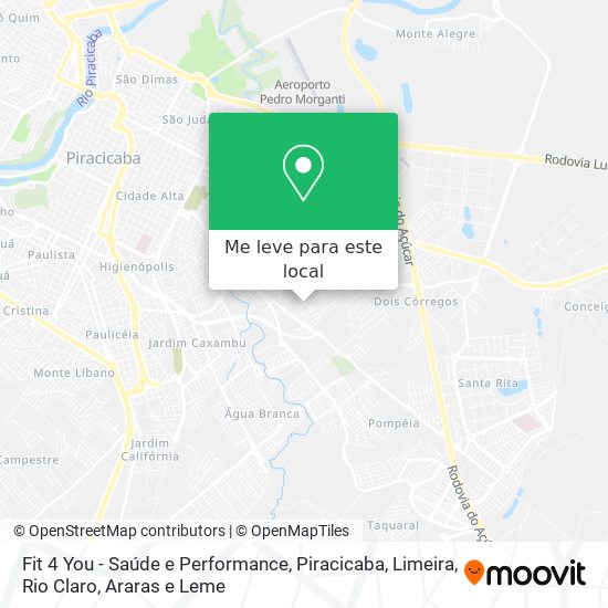 Fit 4 You - Saúde e Performance mapa