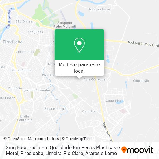 2mq Excelencia Em Qualidade Em Pecas Plasticas e Metal mapa