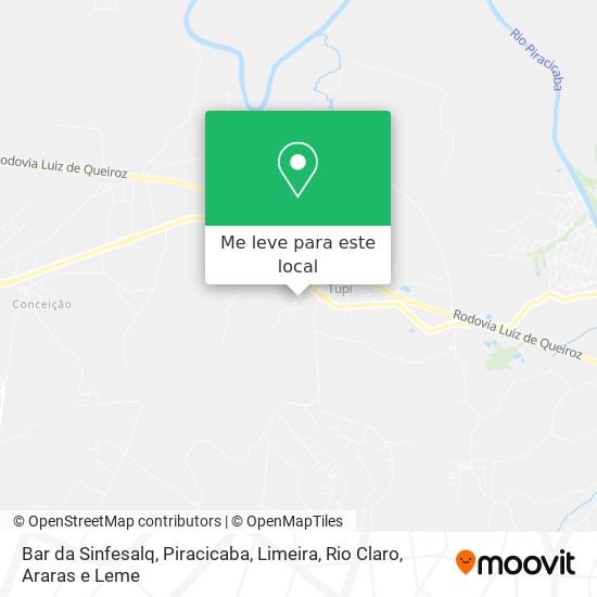 Bar da Sinfesalq mapa