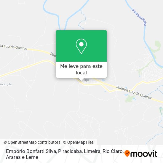 Empório Bonfatti Silva mapa