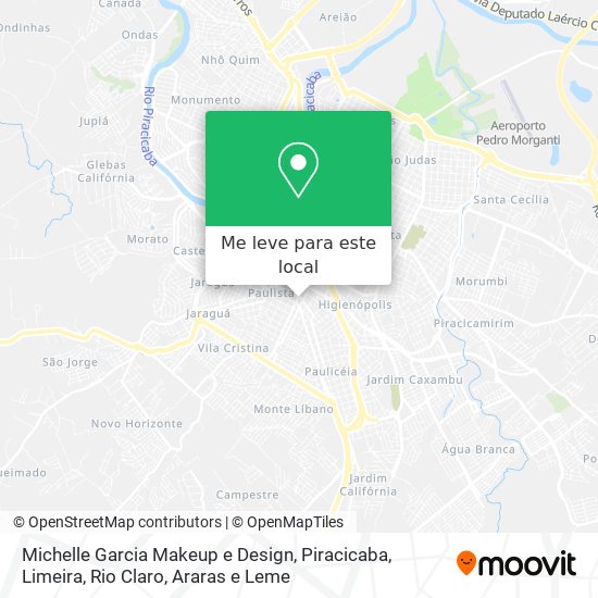 Michelle Garcia Makeup e Design mapa