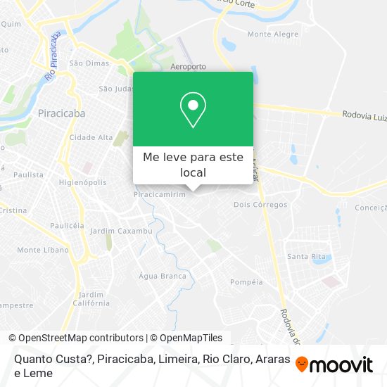 Quanto Custa? mapa