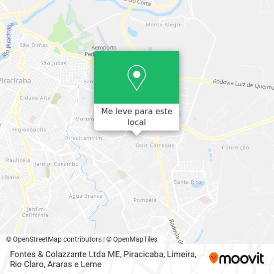Fontes & Colazzante Ltda ME mapa