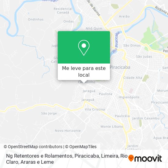 Ng Retentores e Rolamentos mapa
