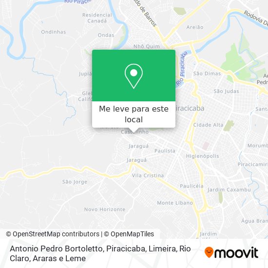 Antonio Pedro Bortoletto mapa