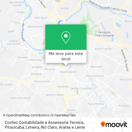 Contec Contabilidade e Assessoria Tecnica mapa