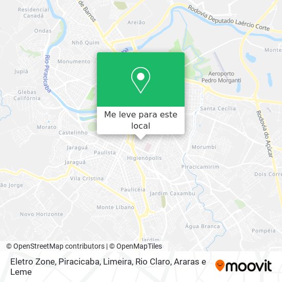 Eletro Zone mapa