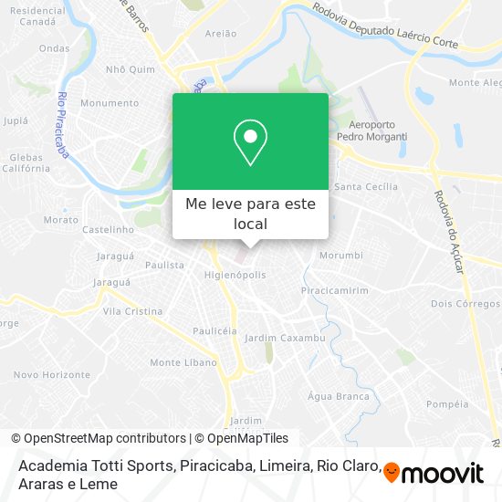 Academia Totti Sports mapa