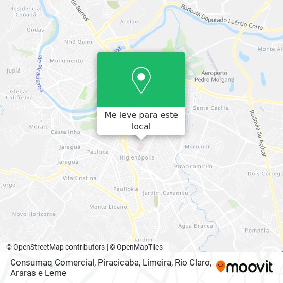 Consumaq Comercial mapa