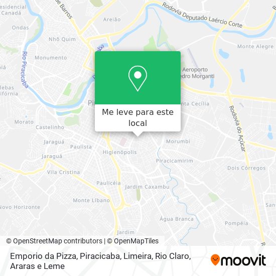 Emporio da Pizza mapa