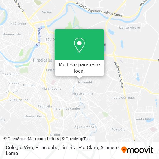 Colégio Vivo mapa