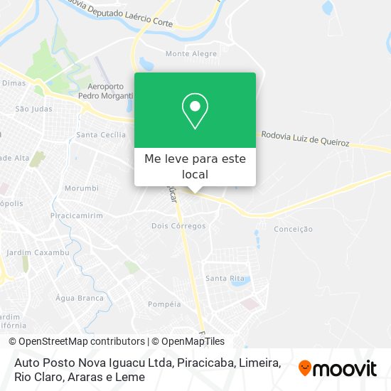 Auto Posto Nova Iguacu Ltda mapa