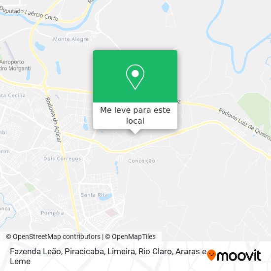 Fazenda Leão mapa