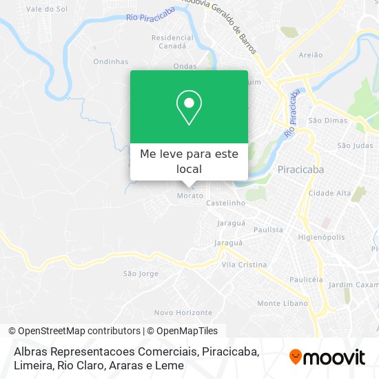 Albras Representacoes Comerciais mapa