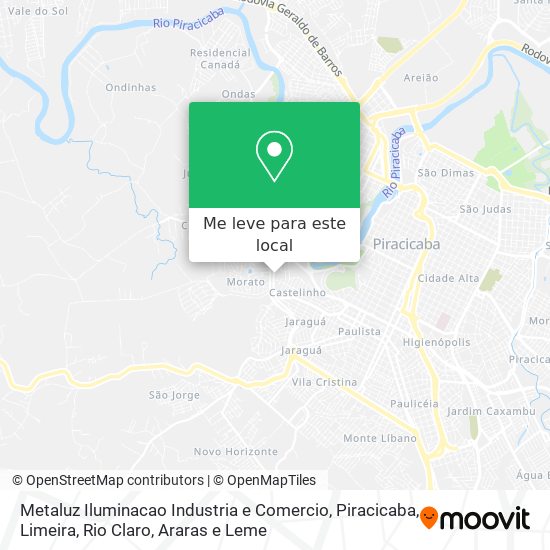 Metaluz Iluminacao Industria e Comercio mapa