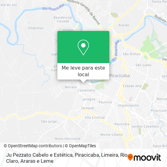 Ju Pezzato Cabelo e Estética mapa